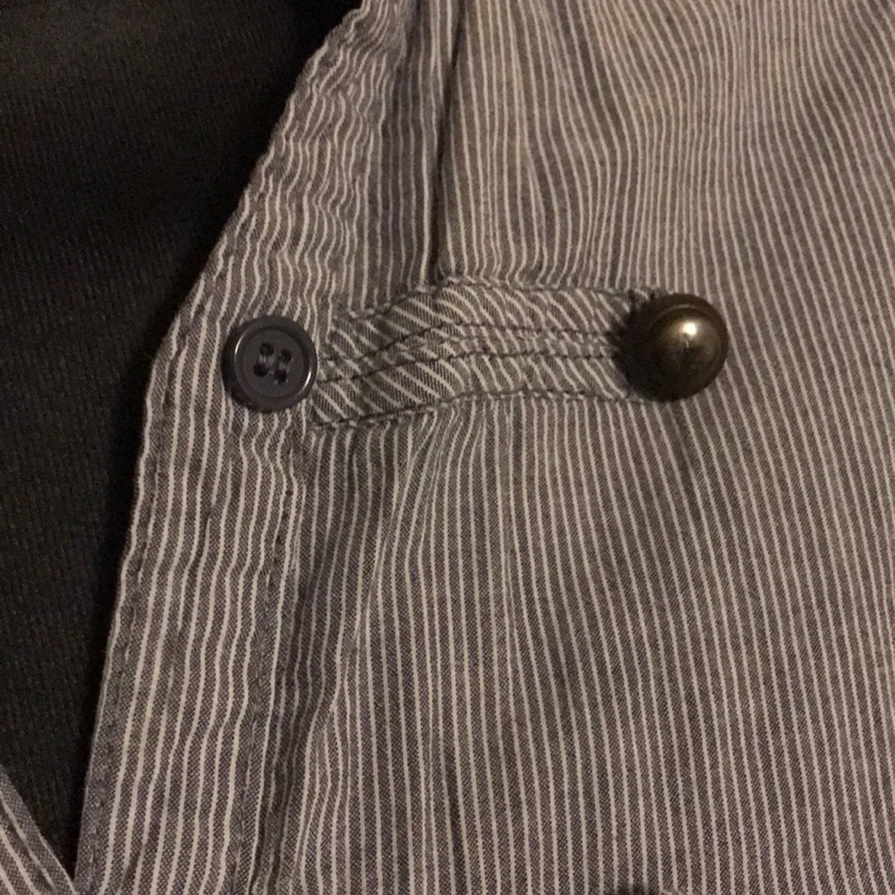 Striped button down top - Picture 2 of 3